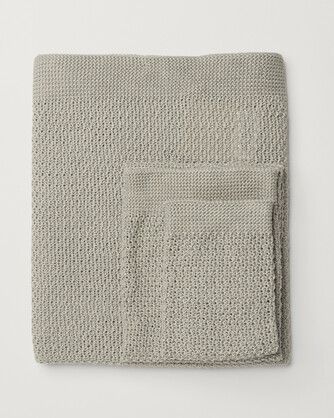 Stella Knitted Pure Linen Hand Towel - Pack of 2 - Seaglass/Natural