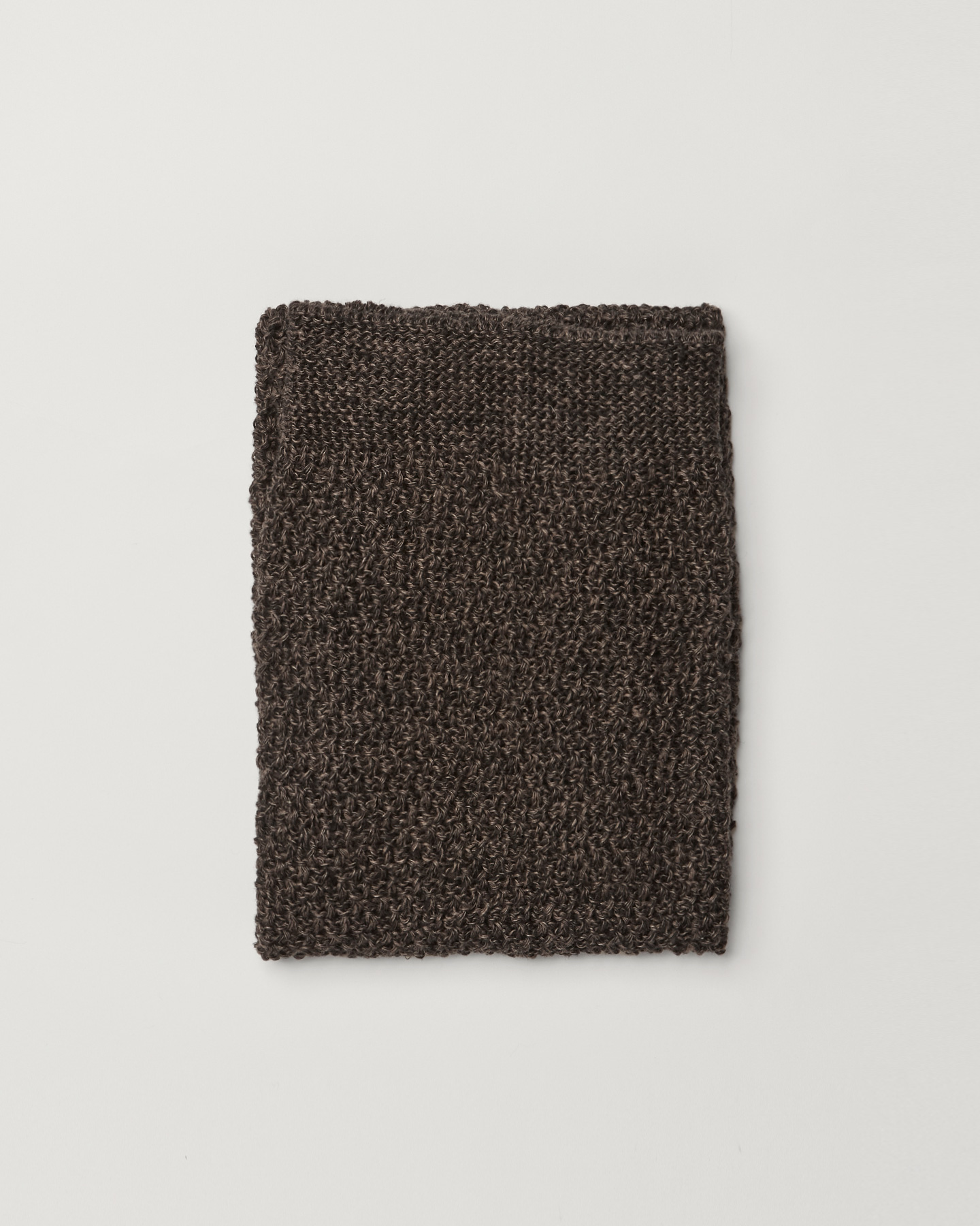 Stella Knitted Pure Linen Hand Towel - Pack of 2 - Charcoal/Black