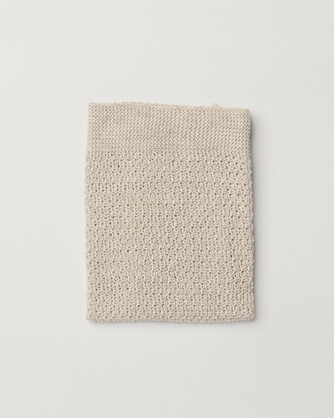 Stella Knitted Pure Linen Hand Towel - Pack of 2 - Natural and Ivory