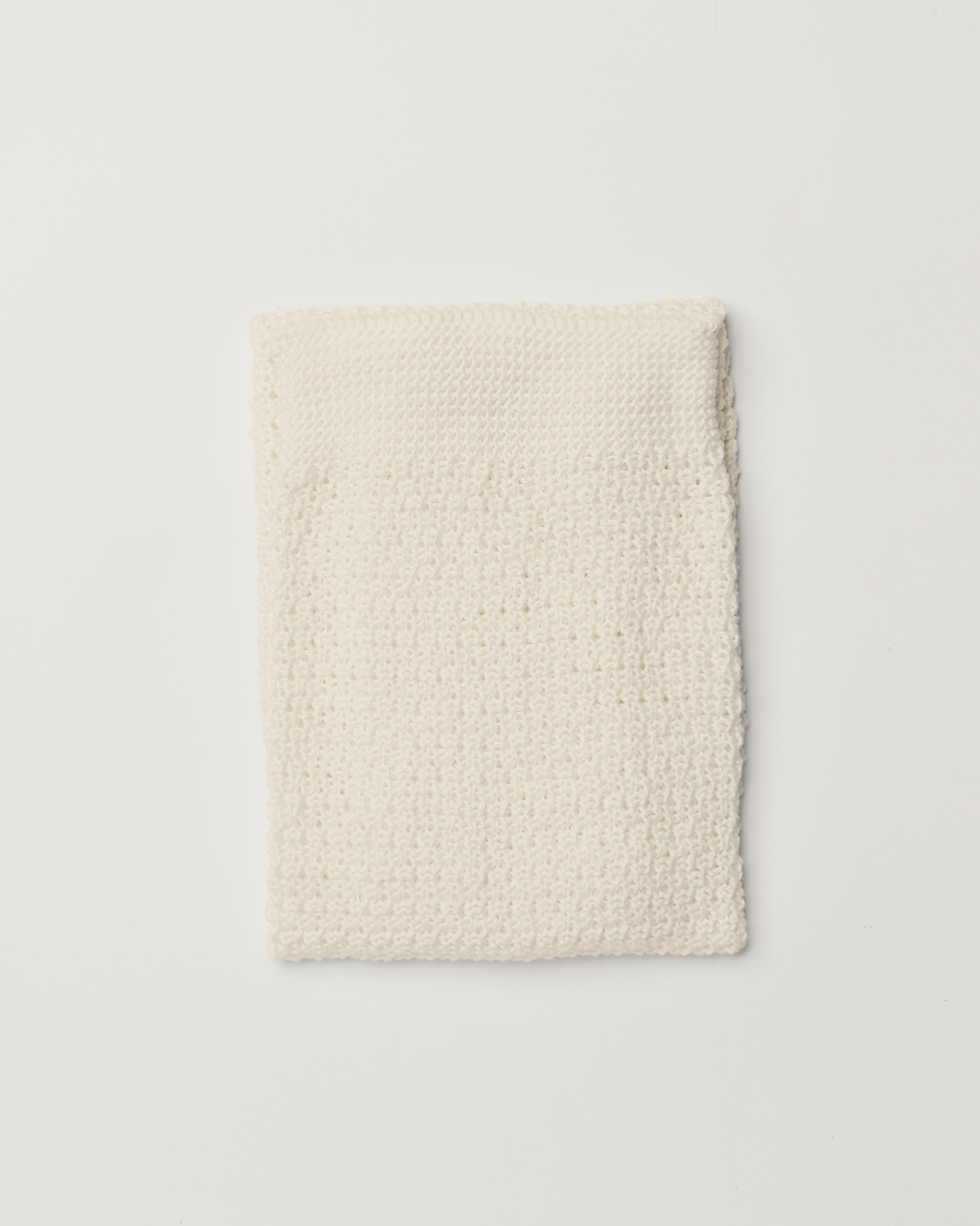 Stella Knitted Pure Linen Hand Towel - Pack of 2 - Ivory