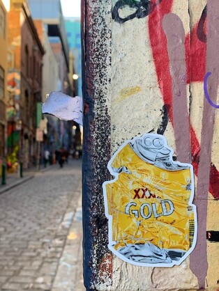 Wholesale XXXX Gold sticker - Pasteup - Fieldfolio