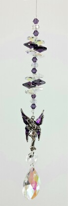 Purple fairy suncatcher 2 sizes
