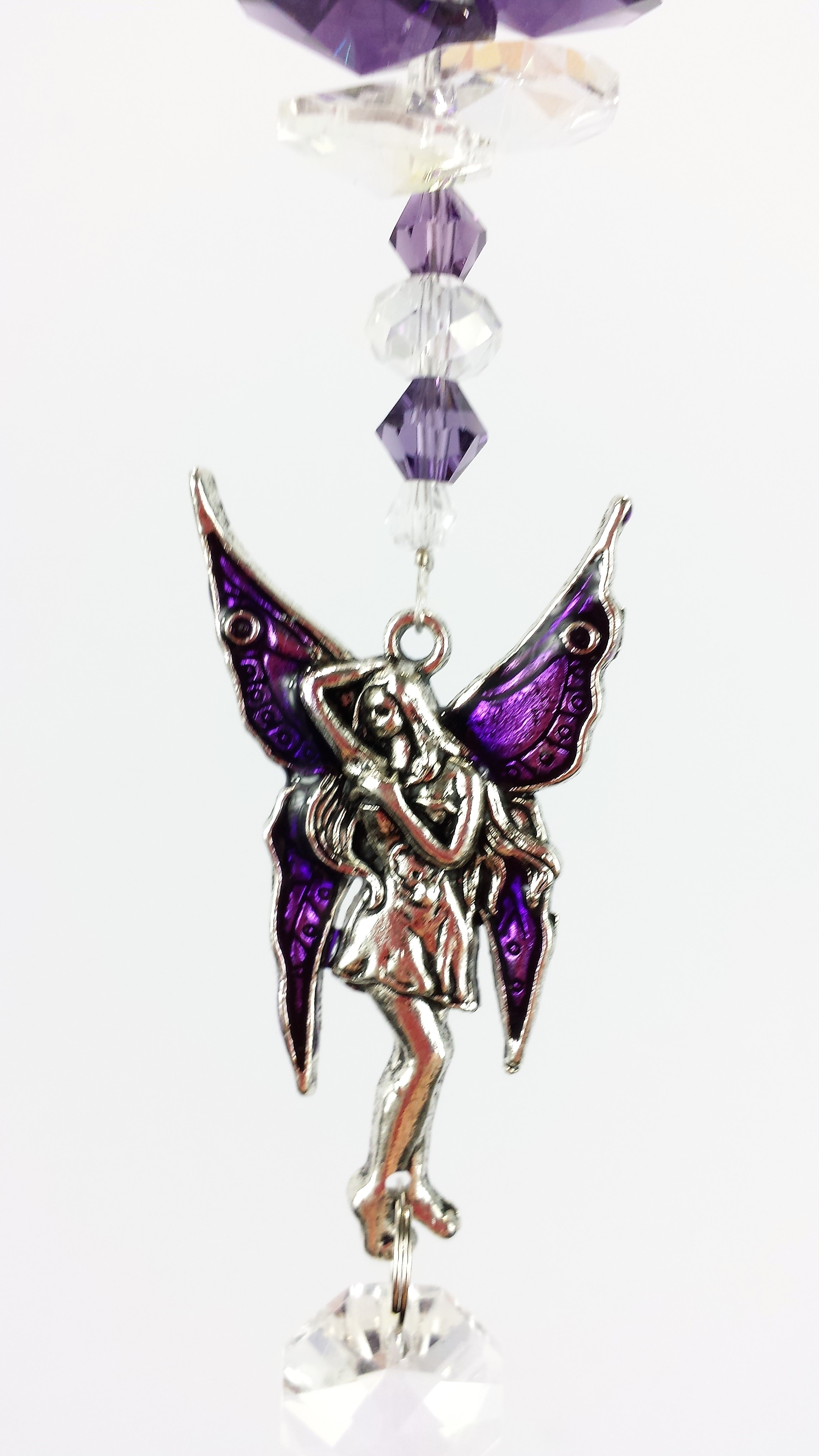 Purple fairy suncatcher 2 sizes