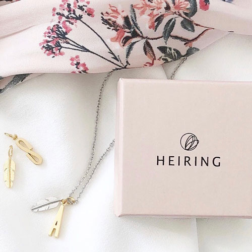 Initials Pendant A - Gold Plated