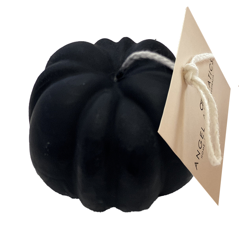 Halloween Pumpkin Candle Black 110g