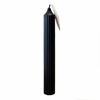 Halloween Taper Candles Black Tall