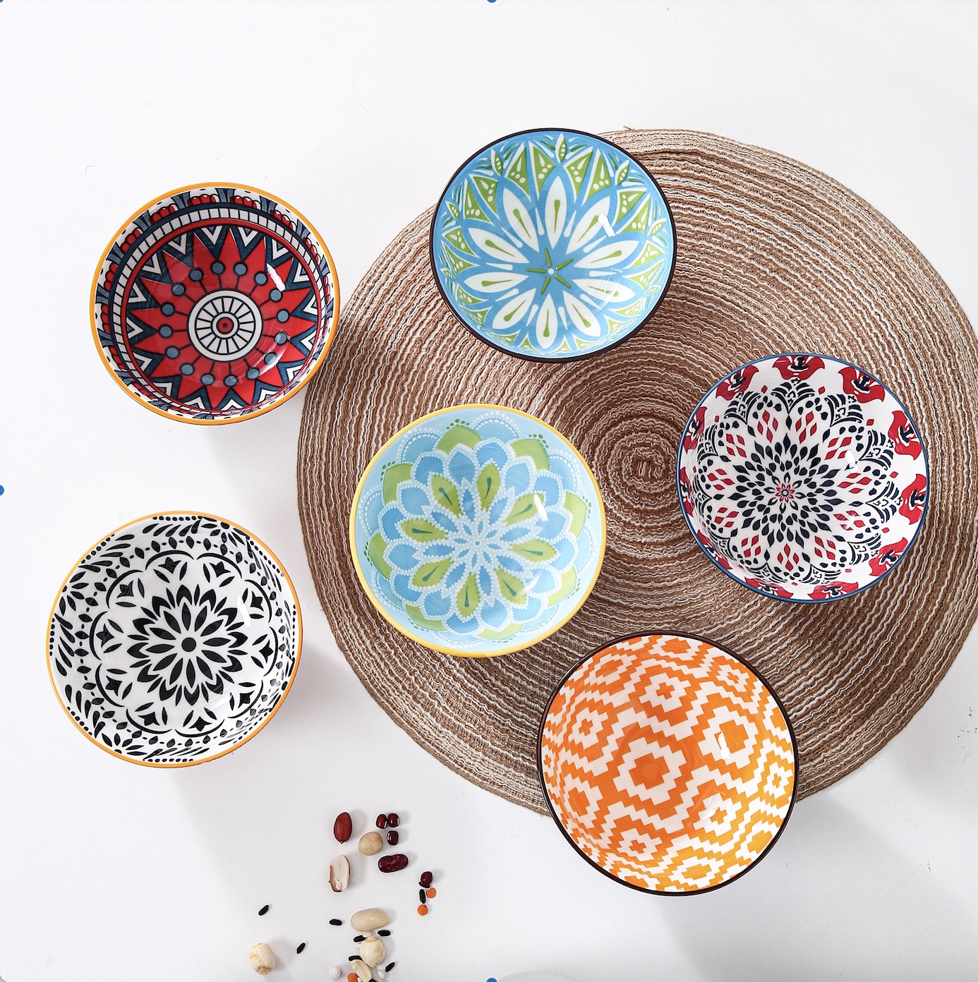 Wholesale DR4316 12cm Morocco Bowl 24 - Tuscan Homewares - Fieldfolio