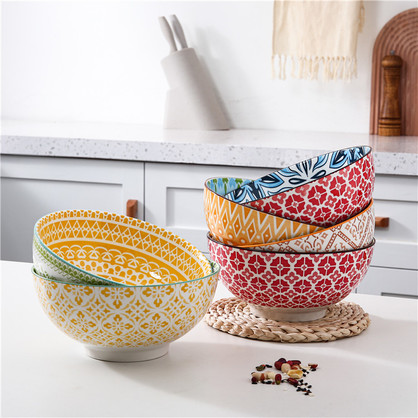 Wholesale DR4333 21cm Morocco Bowl 12 - Tuscan Homewares - Fieldfolio