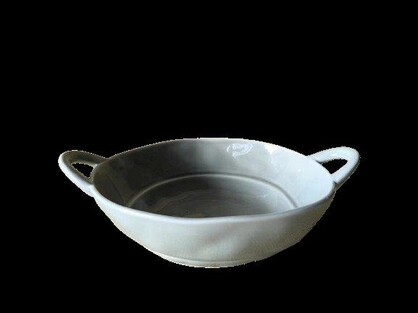 SH5228 22x16.5x6.5cm Ashen Serving Bowl With Handle