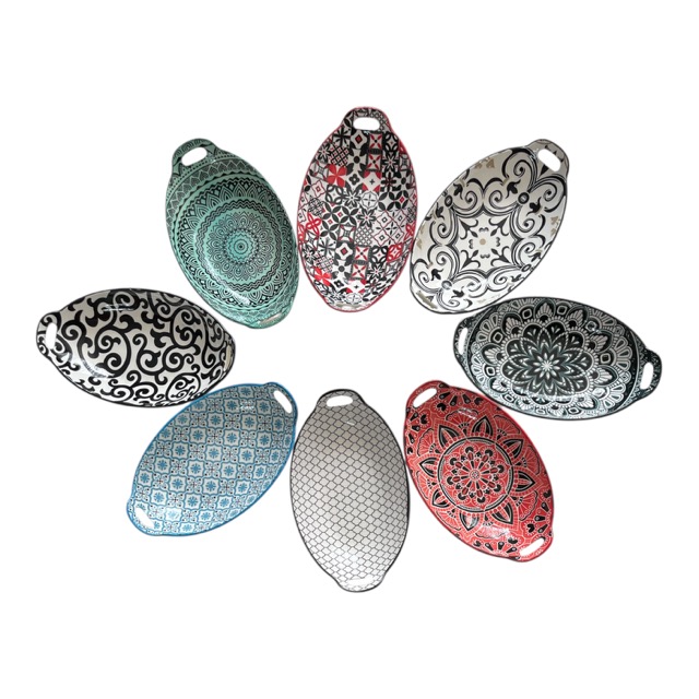 DR4365  27X15.5cm Morocco Oblong Tapas 12