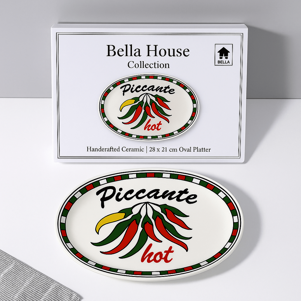 PL1201 28x21cm BH oval platter assorted