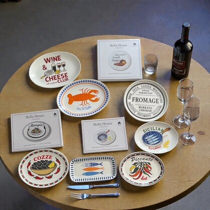 PL1203 35.5x26cm BH oval platter assorted