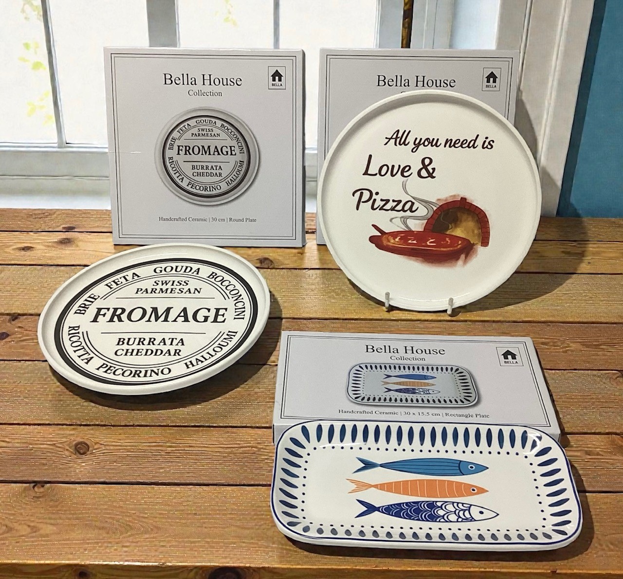 PL1204 30cm BH round plate assorted