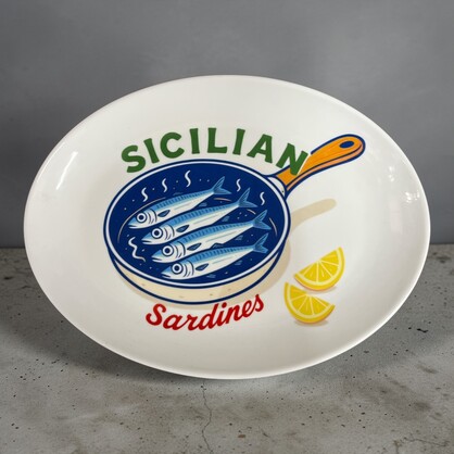 PL1201 28x21cm BH oval platter assorted