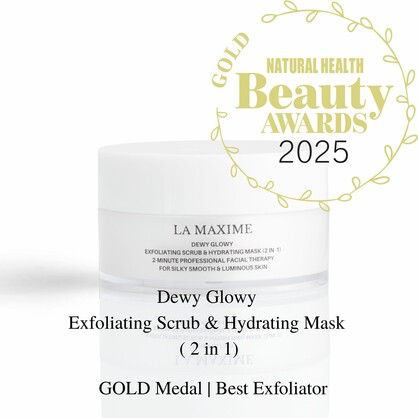 Dewy Glowy Exfoliating Scrub & Brightening (2 in 1) Mask (70g)