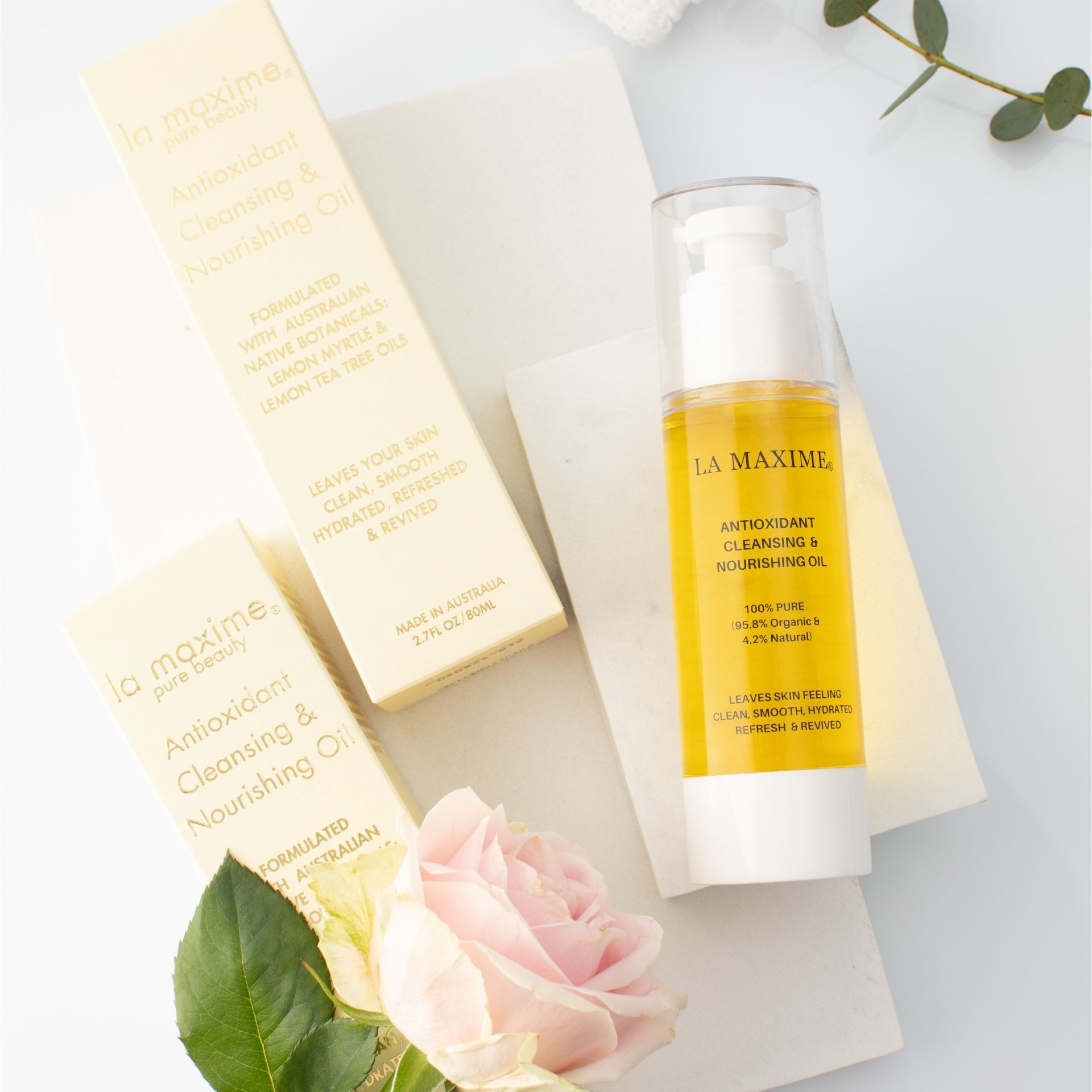 Cleansing Oil for Mature Skin Over 50 | Removes Makeup & Nourishes – LA MAXIME