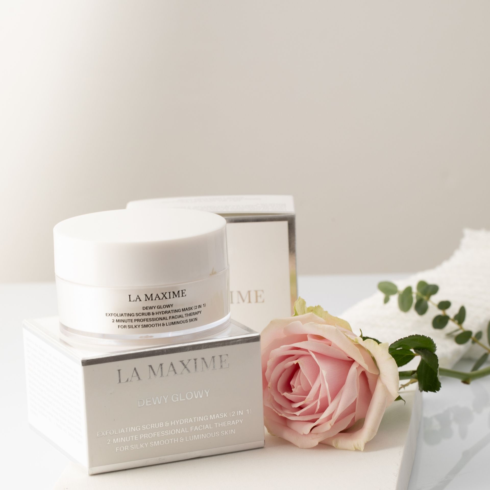Exfoliating Scrub & Mask for Mature Skin Over 50 | Smooth & Brighten – LA MAXIME
