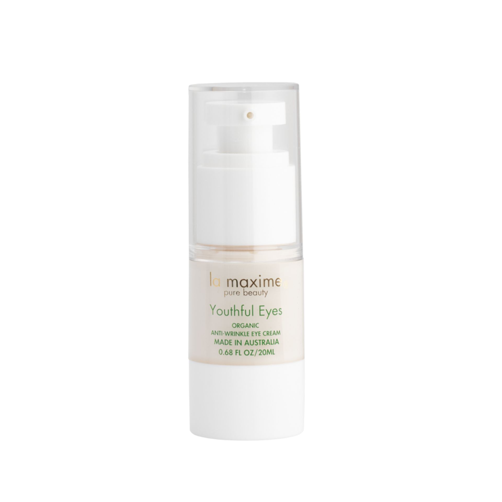 LA MAXIME Youthful Eyes Organic Anti-wrinkle Eye Cream for Puffiness, Dark Circles and fine lines 20ml