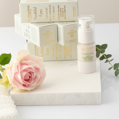 LA MAXIME Youthful Eyes Organic Anti-wrinkle Eye Cream for Puffiness, Dark Circles and fine lines 20ml