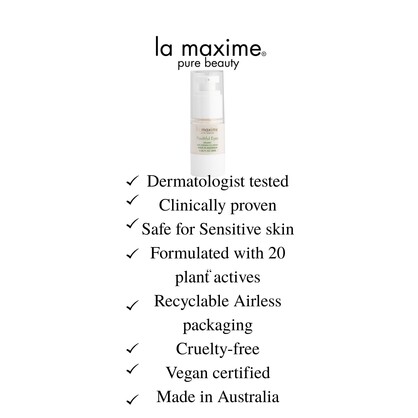 LA MAXIME Youthful Eyes Organic Anti-wrinkle Eye Cream for Puffiness, Dark Circles and fine lines 20ml