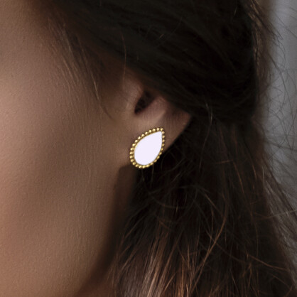 Tulip Stud Pale Pink
