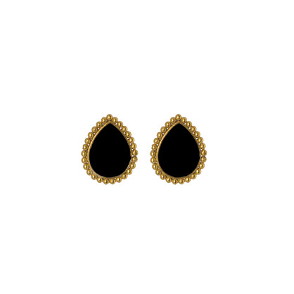 Tulip Stud Black