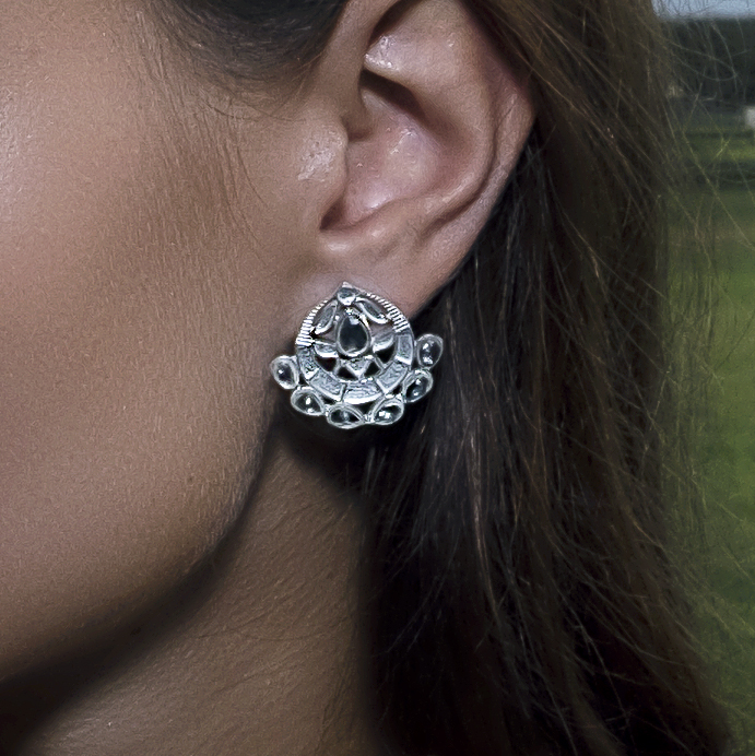 Asra Earrings Silver