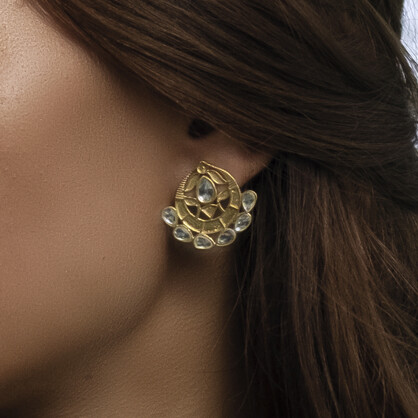 Asra Earrings Gold
