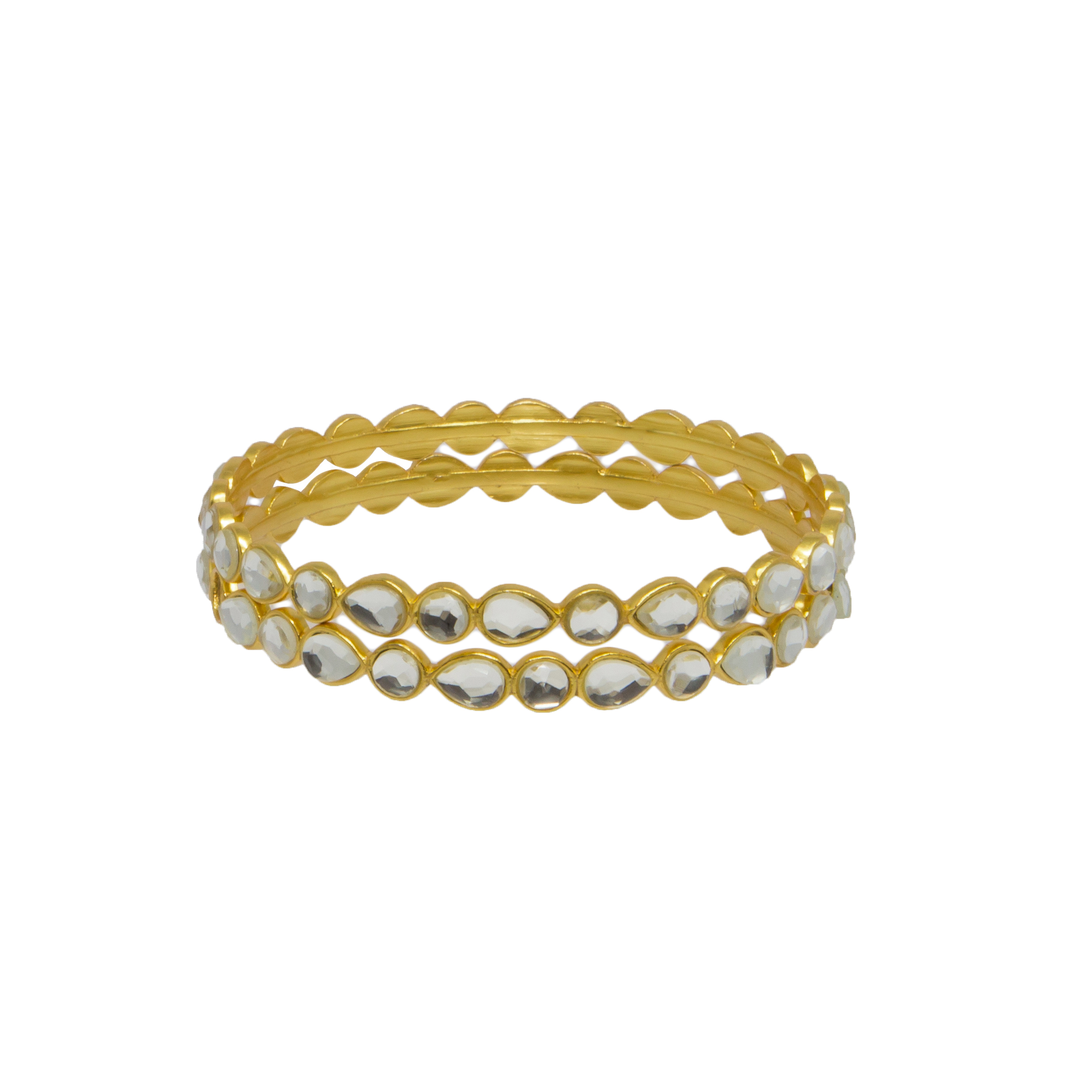 Kundan Bangle Gold