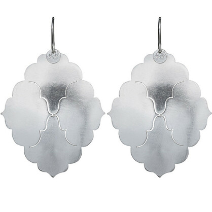 Mughal Curves Lrg Silver