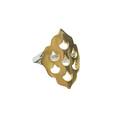 Screen Goddess Ring Gold 
Silver