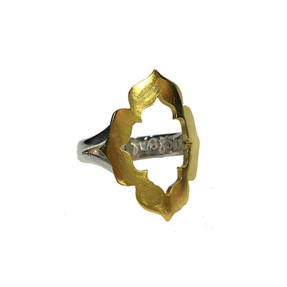 Screen Goddess Ring Gold 
Silver