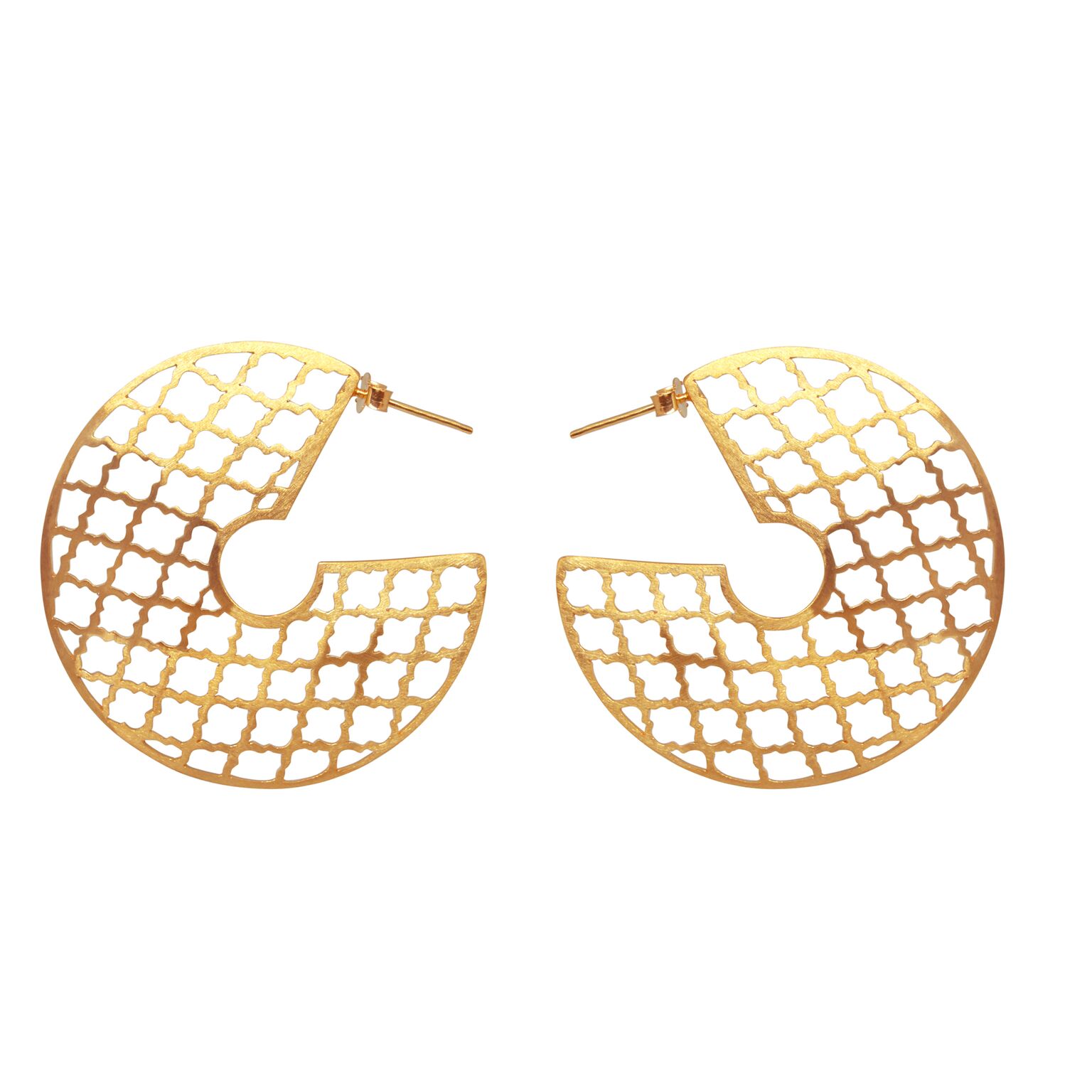 Trellis Love Earring Gold