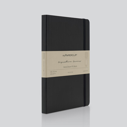 Signature Series A5 Vegan Leather Notebook | 192 Pages 100 GSM Italian Paper