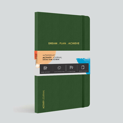 A5 Activity Journal | Goals, Milestones, Activities