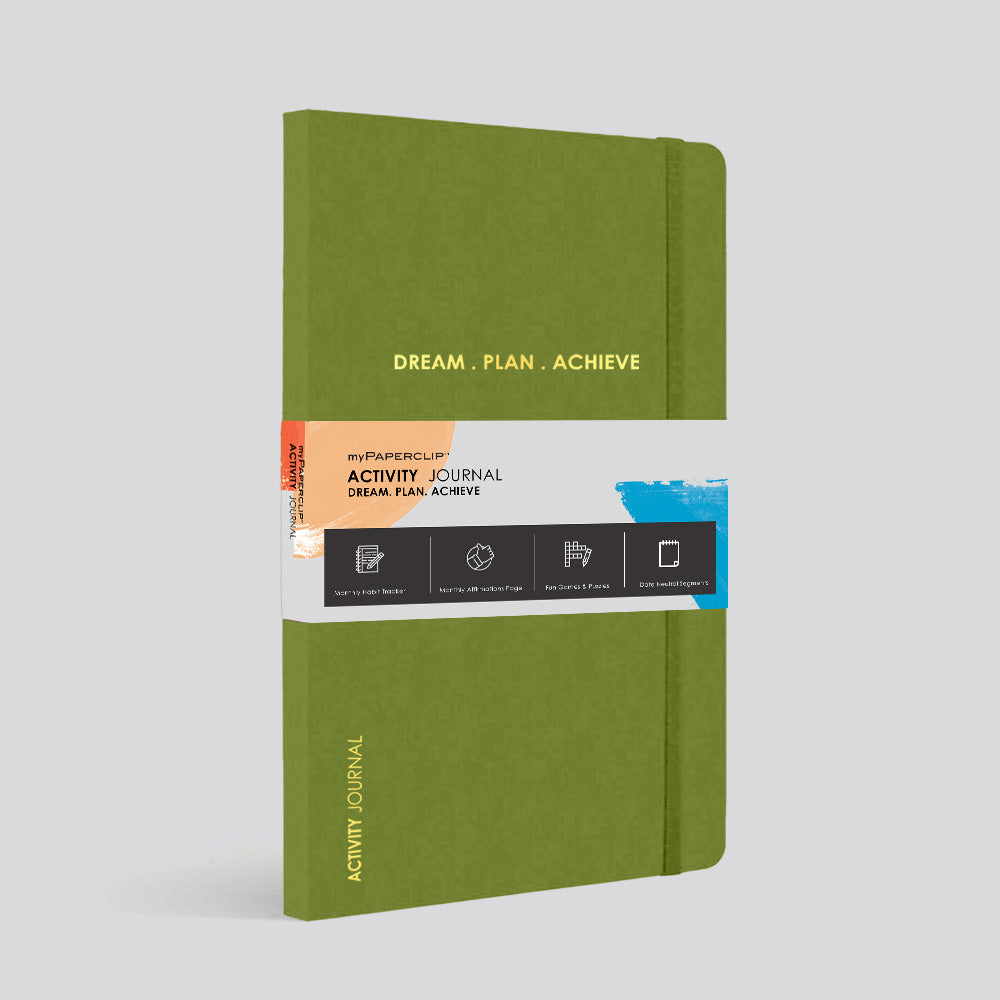 A5 Activity Journal | Goals, Milestones, Activities