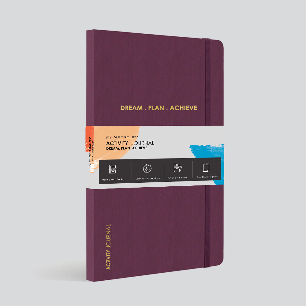 A5 Activity Journal | Goals, Milestones, Activities