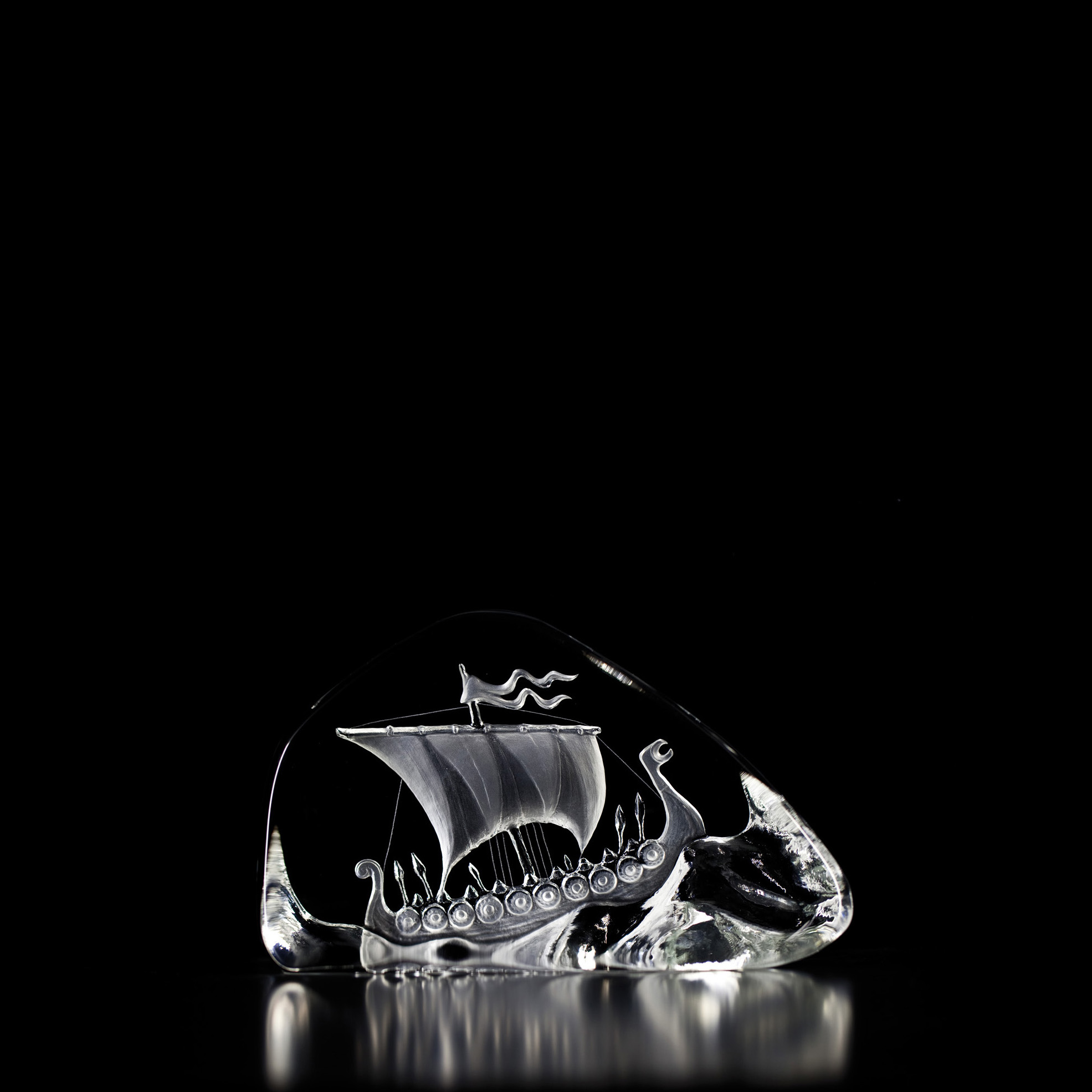 Viking Ship Clear, Large