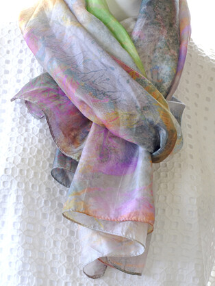 SILK TABBI SCARF: Hidden Koalas