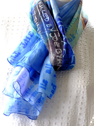 SILK TABBI SCARF: Ned Kelly