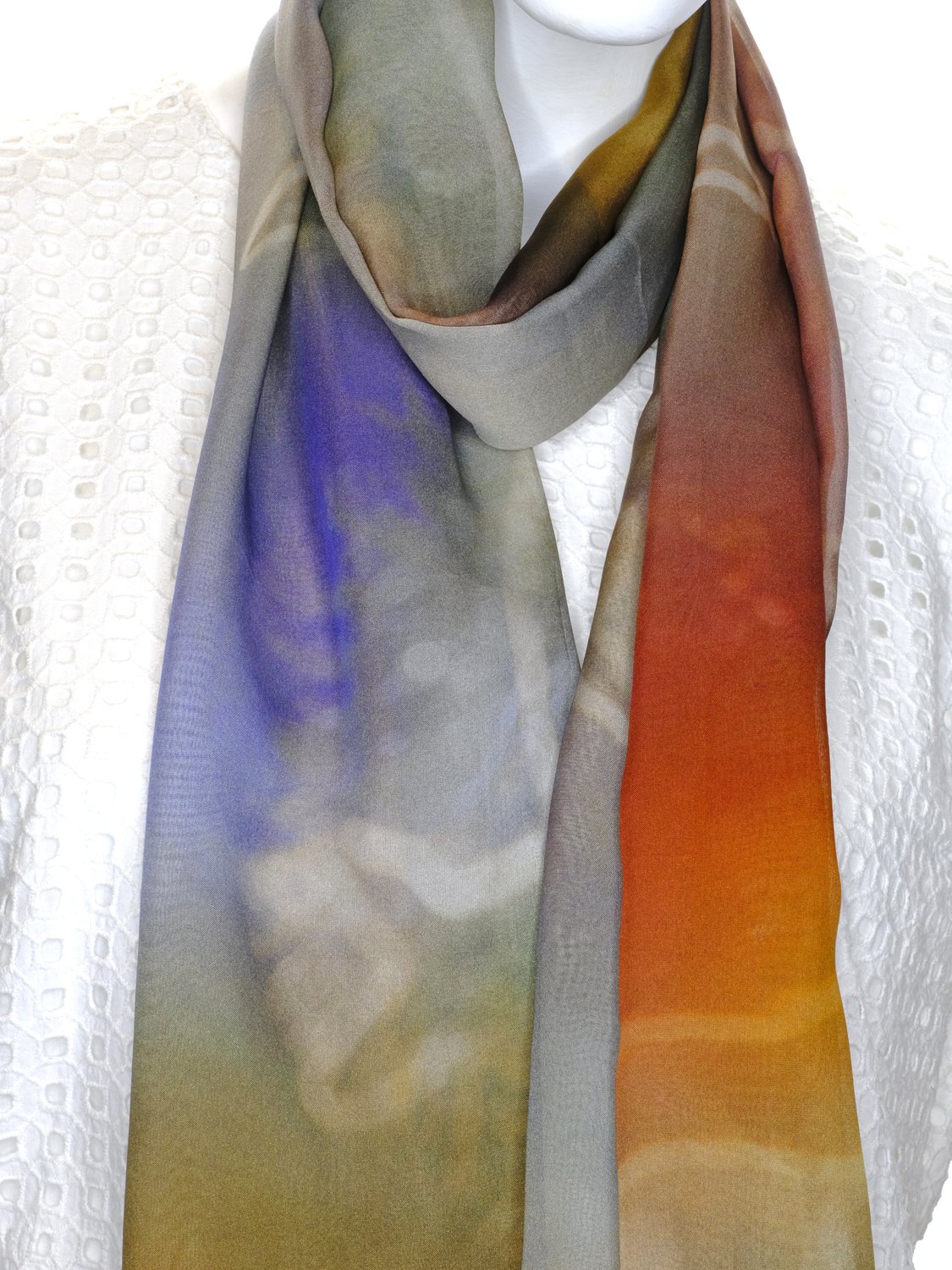SILK CHIFFON SCARF: Warrumbungle Kangas