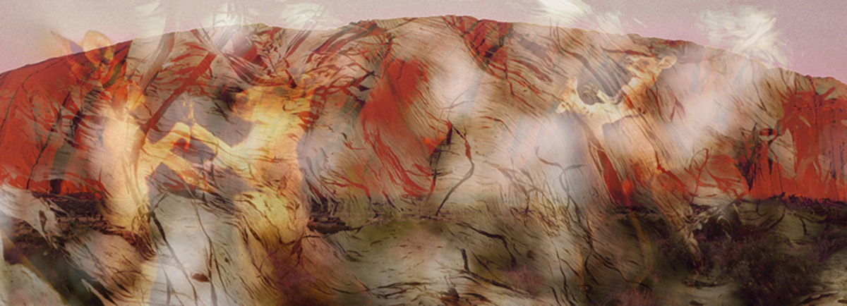 SILK CHIFFON SCARF: Boxing Kangaroos