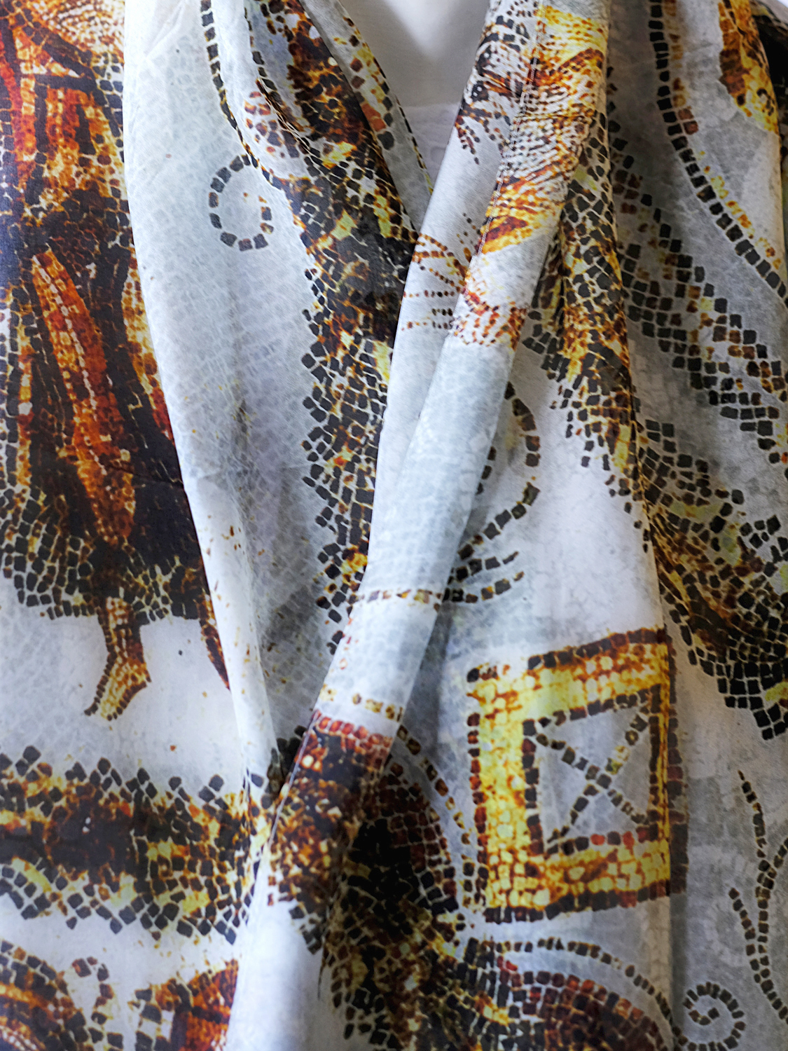 SILK CHIFFON SCARF:  Ganymede