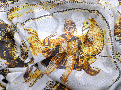 SILK CHIFFON SCARF:  Ganymede