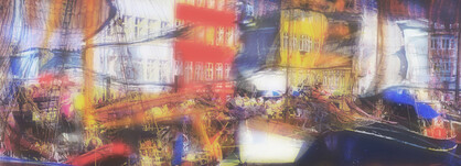 SILK CHIFFON SCARF: Nyhavn