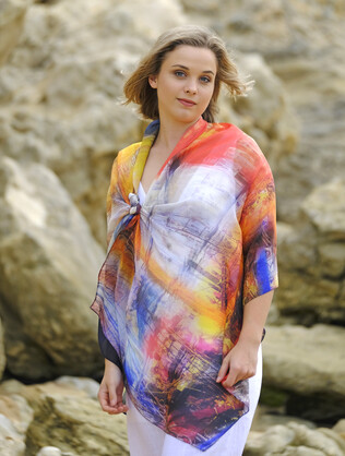 SILK CHIFFON SCARF: Nyhavn