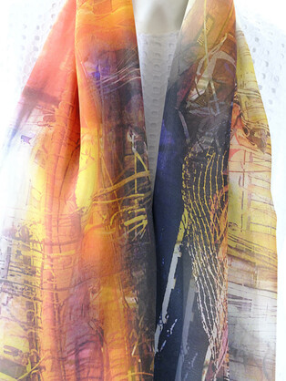 SILK CHIFFON SCARF: Nyhavn