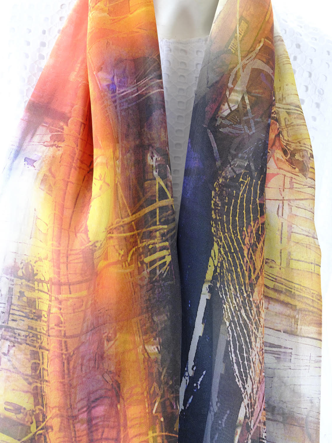 SILK CHIFFON SCARF: Nyhavn