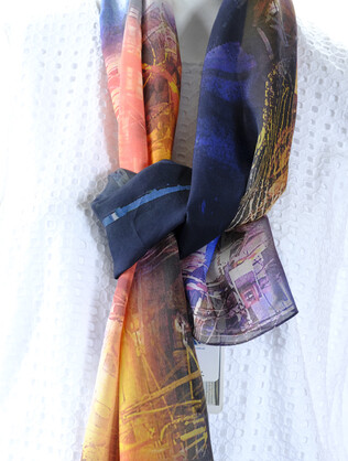 SILK CHIFFON SCARF: Nyhavn