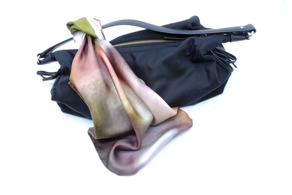 SILK TWILL MINI SCARF: Koala and Joey